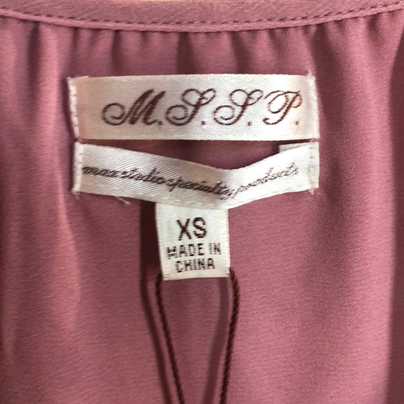 NWT Pretty Mauve Ruffle Top🌸 - Picture 7 of 8